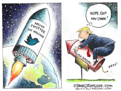 TRUMP AND MUSK TWITTER by Dave Granlund