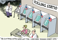 ELECTRONIC VOTING by Pat Bagley