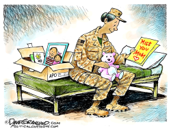 MILITARY MOMS OVERSEAS by Dave Granlund