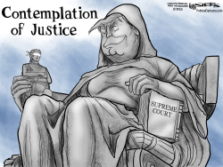 UPDATED SUPREME COURT STATUARY by Kevin Siers