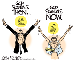GOP SCANDALS by John Cole