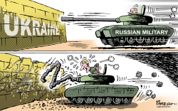 RUSSIAN MILITARY IN UKRAINE by Paresh Nath