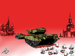 RUSSIA VICTORY DAY by Osama Hajjaj