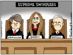 SCOTUS POLITICIANS by Bob Englehart