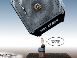 BIDEN HAS AN INFLATION PLAN by Kevin Siers