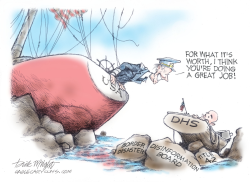 DHS ON THE ROCKS by Dick Wright