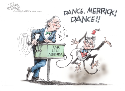 GARLAND DANCES TO LEFTIST TUNE by Dick Wright