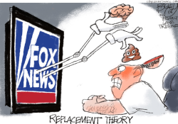 REPLACEMENT THEORY  by Pat Bagley