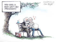 BIDEN PREGNANT WITH MARXISM'S CHILD by Dick Wright
