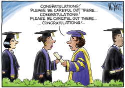 GRADUATION WORRIES by Christopher Weyant