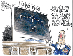 UFO HEARING by John Darkow