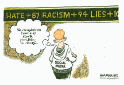 SOCIAL MEDIA HATE, RACISM AND LIES by Jimmy Margulies