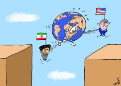 THE WORLD IRAN AND THE US by Stephane Peray
