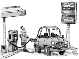GAS COSTS AN ARM AND A LEG by Daryl Cagle