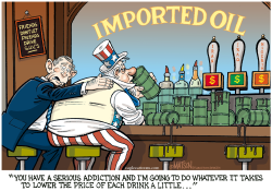 ADDICTED TO IMPORTED OIL- by R.J. Matson