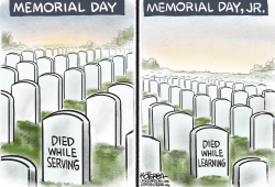 ANOTHER SHOOTING AND MEMORIAL DAY by Jeff Koterba