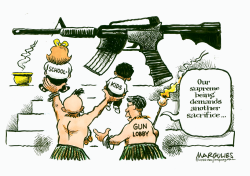 SCHOOLKIDS AND GUN MASSACRES by Jimmy Margulies