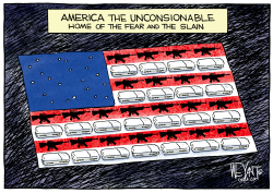 AMERICA THE UNCONSCIONABLE by Christopher Weyant
