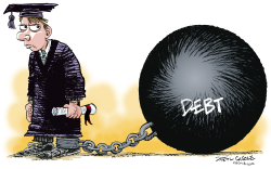 STUDENT DEBT 2022 by Daryl Cagle