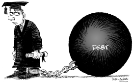 STUDENT DEBT 2022 by Daryl Cagle