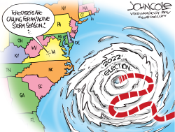 VIRGINIA - POLITICAL STORM WARNING by John Cole
