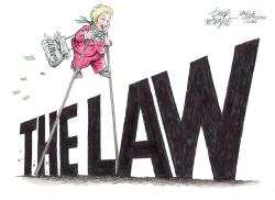 HILLARY ABOVE THE LAW by Dick Wright