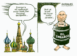 EUROPE OIL EMBARGO by Jimmy Margulies