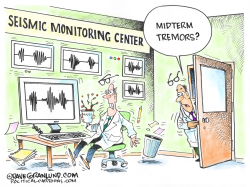 MIDTERMS AND TREMORS by Dave Granlund
