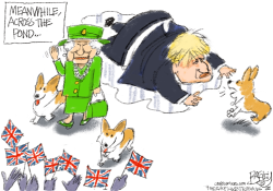 FOR QUEEN AND CORGIS by Pat Bagley