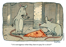 PIZZA RATS by Peter Kuper
