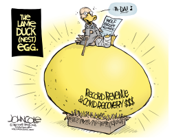 PENNSYLVANIA WOLF'S LAME-DUCK EGG by John Cole