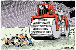 GOP CRUSHING RIGHTS by Monte Wolverton
