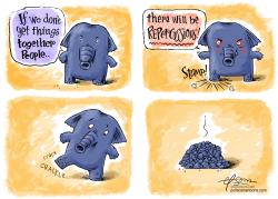 GOP CRUMBLING by Guy Parsons