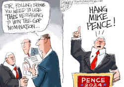 MIKE PENCE by Pat Bagley