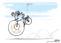 BIDEN BIKE RIDE UPENDED BY INFLATION by R.J. Matson