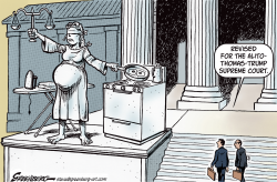 SUPREME COURT STATUE by Steve Greenberg