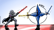 NATO VS. PUTIN  by Emad Hajjaj