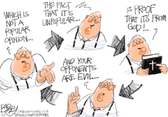 LEAP OF FAITH by Pat Bagley