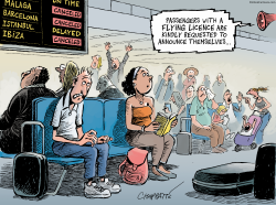AIR TRAVEL CHAOS by Patrick Chappatte
