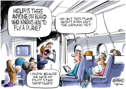 WORLDWIDE AIRLINE DELAYS by Dave Whamond