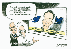 ELON MUSK WITHDRAWS TWITTER OFFER by Jimmy Margulies