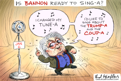 BANNON CHANGE HIS TUNE A by Ed Wexler