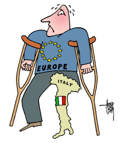 POLITICAL CRISIS ITALY by Arend van Dam