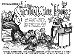 TONY SNOW WHITE HOUSE AND THE SEVEN DWARFS by R.J. Matson