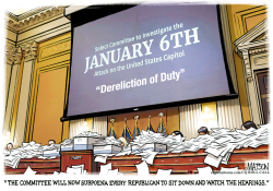 JANUARY 6 COMMITTEE SUBPOENAS ALL REPUBLICANS by R.J. Matson