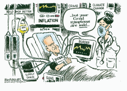 BIDEN HAS MILD COVID by Jimmy Margulies