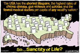 SANCTITY OF LIFE IN THE USA by Monte Wolverton