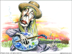 JONI MITCHELL RETURNS TO THE STAGE by Taylor Jones