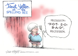 JANET YELLEN REDEFINES RECESSION by Dick Wright