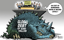 GLOBAL DEBT RISING by Paresh Nath